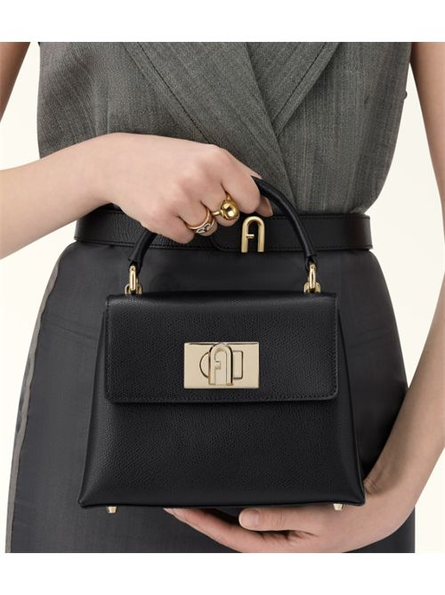 1927 MINI TOP HANDLE - ARES FURLA | WB00109.ARE000O6000 NERO